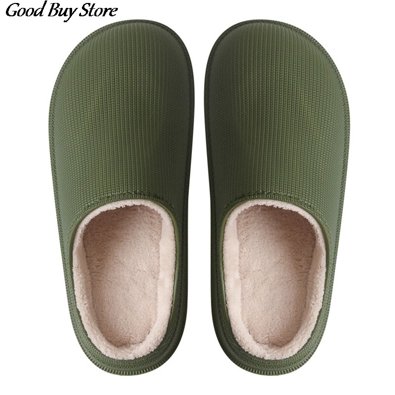 Herfst winter heren pantoffels binnen vloer schoenen warme pluche pantoffel zachte bont comfortabele huis thuis schoenen mannen hotel slides mannelijk: B / 45