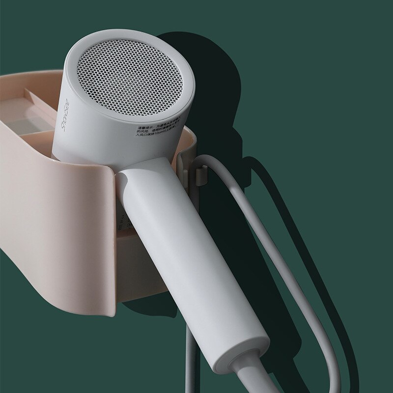 Duży kaliber dmuchawa stojak łazienka wodoodporna multi-krata bez gwoździ ściana ssąca typ półka łazienkowa