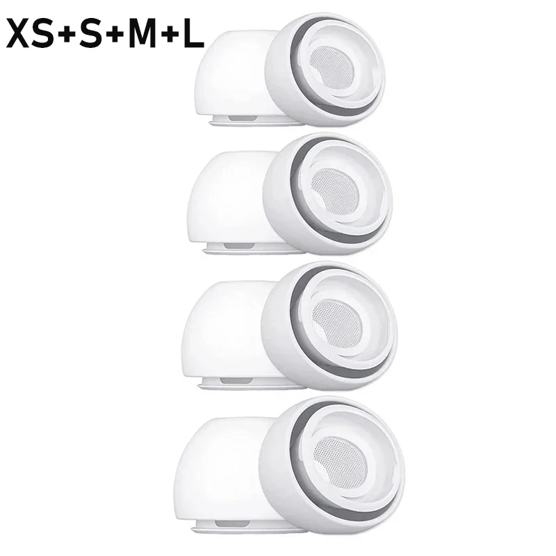 Soft Silicone Ear Tips for Airpods Pro 1/2 Protective Earbuds Cover with Noise Reduction Hole Ear-pads for Apple Air Pods Pro: M / BROWN