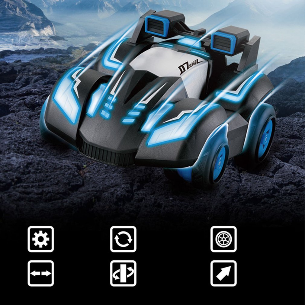 Creatieve 2.4G Stunt Drift Drijvende Afstandsbediening Auto Slip Off-Road Opladen Jongen Elektrische Speelgoed Auto Model