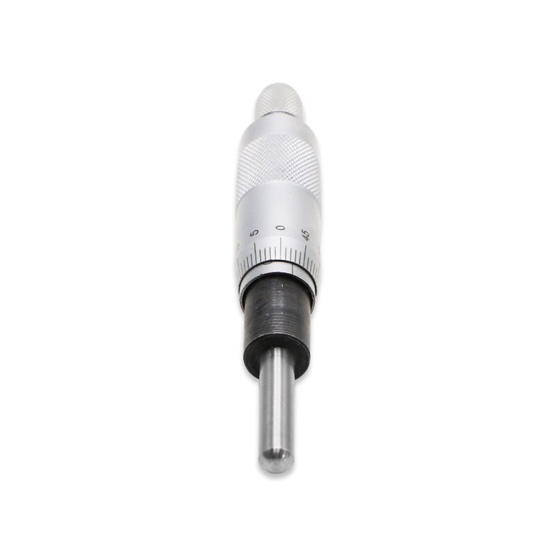 Micrometer Heads 0-25mm Accuracy 0.01mm Flat Measuring Tool Type Thread Knurled Adjustment Knob Micrometer Head