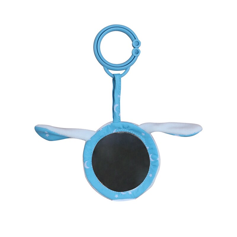 bambino Passeggino Pendente Presepe Decorazione Lenitivo Sonaglio Specchio Neonati Giocattoli Educativi della Prima Infanzia animale foto portafoto: giallo