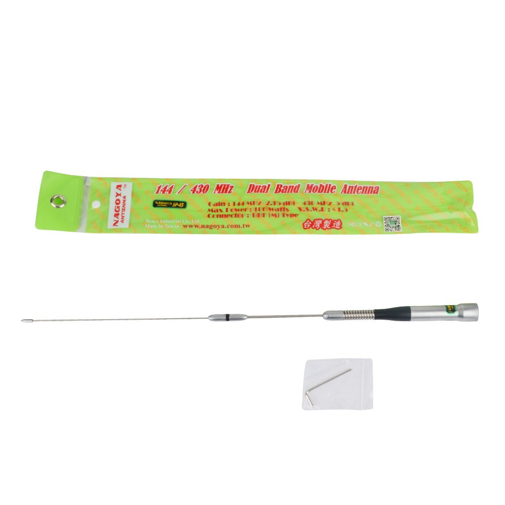 Original NAGOYA SP-45 Auto Handy, Mobiltelefon Zwei Weg Radio Antenne VHF UHF Dual Band 144/430 MHz 2.15/5 dB Hohe verstärkung UHF Stecker PL-259