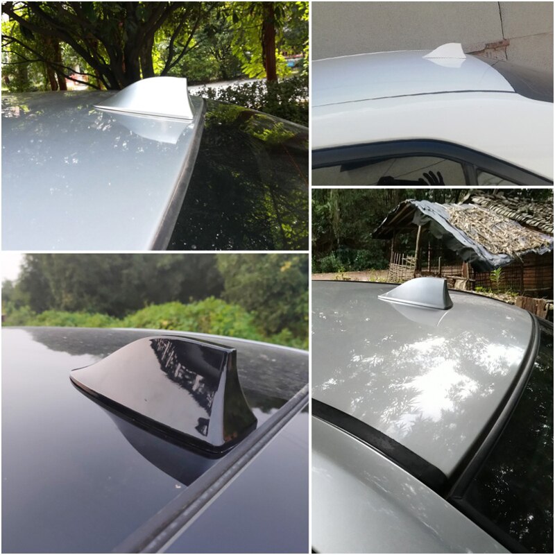 Car Shark Fin Antenna FM Radio Signal Plus For Toyota Corolla RAV4 Camry Prado Avensis Yaris Auris Hilux Prius Land Cruiser