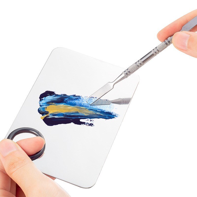 1pcs 4 Types Stainless Steel Dual Heads Makeup Toner Spatula Mixing Stick Foundation Cream Mixing Tool Cosmetic Make Up Tool