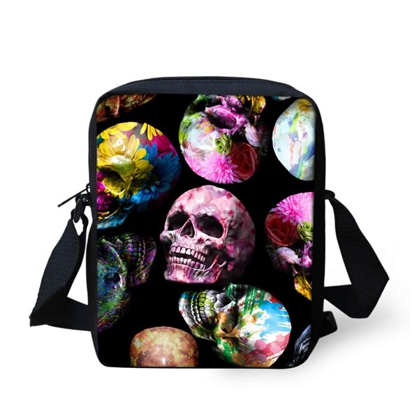 Instantarts punk graffiti kleurrijke schedel hoofd bedrukte jongen schooltassen casual kleuterschool studenten boekentassen kinderen schooltassen: Cc3534e