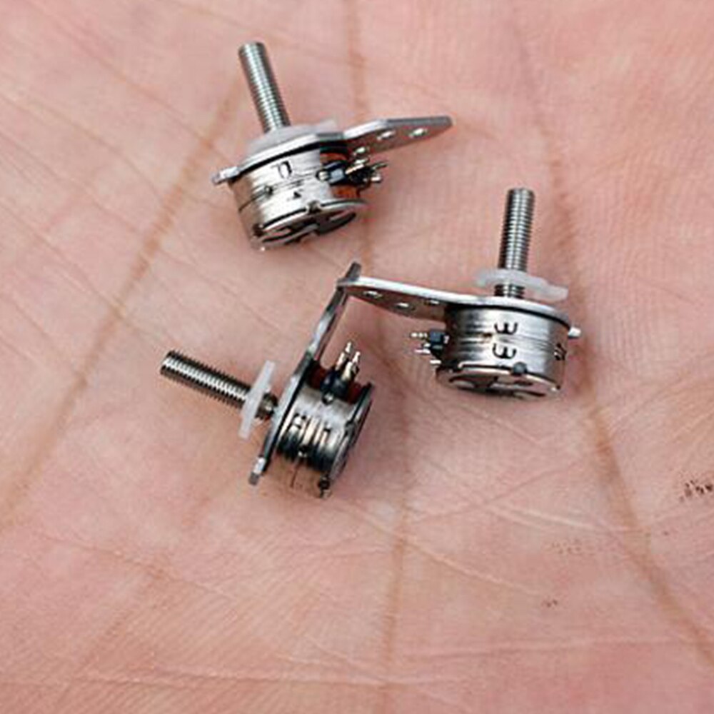 5PCS Nidec 7MM Micro Mini 2-phase 4-wire Stepper Motor Small with Push Block DIY Camera Focusing Precision Motor Accessories