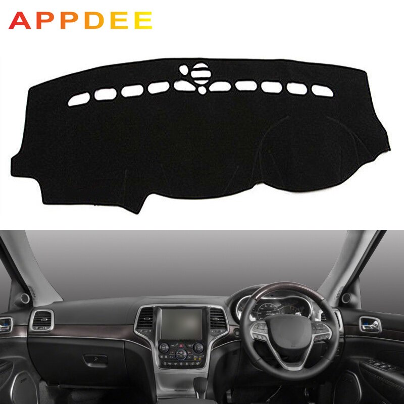APPDEE Car Dashboard Cover Dash Mat Dash Board Pad Carpet Dashmat Anti-UV For Jeep Grand Cherokee WK2 -