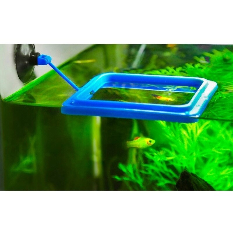 1pc akvarium mate ringe fisketank stasjon flytende matte tary firkantet/sirkel mater
