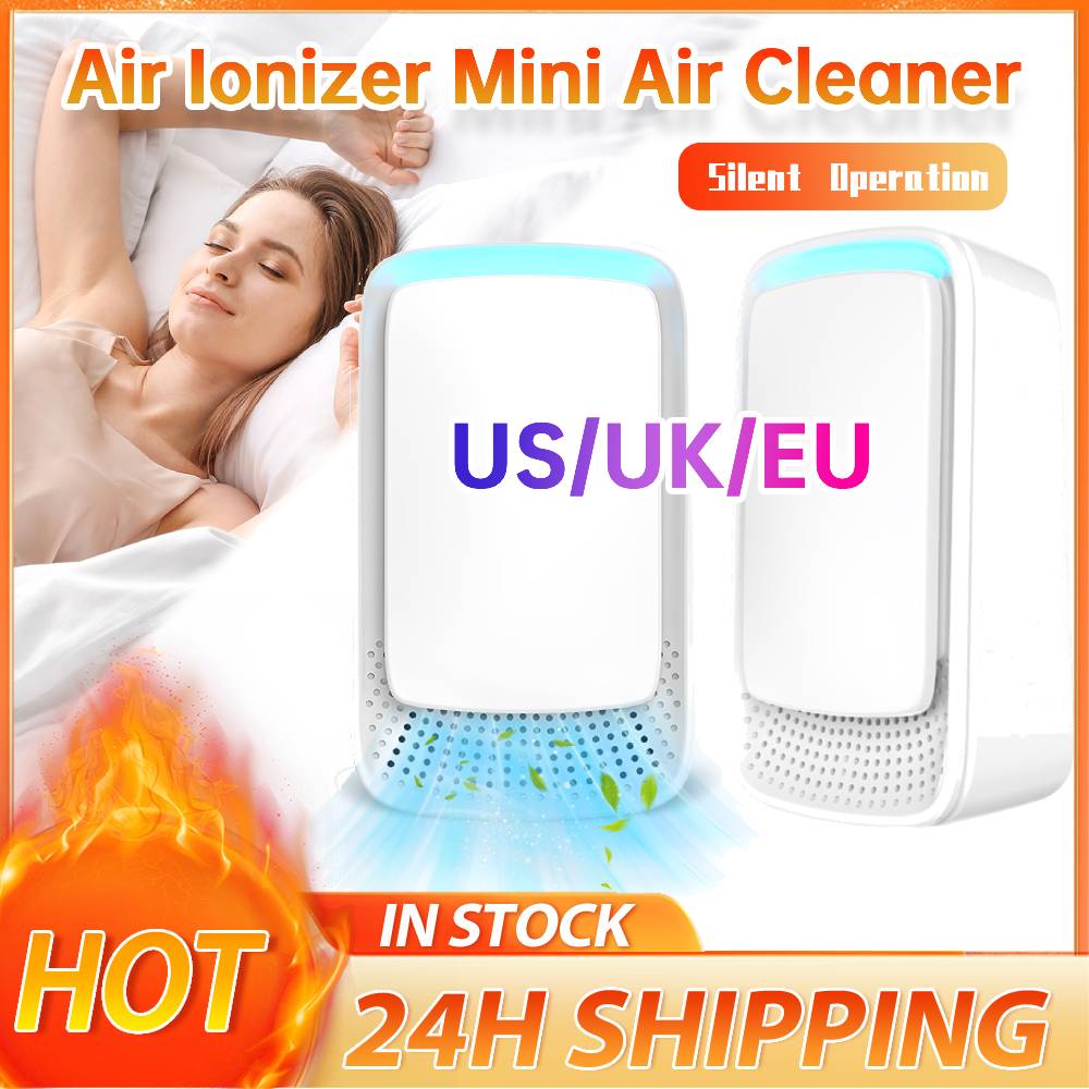 Negatieve ionen luchtreiniger Draagbare filterloze luchtreiniger Stille luchtverfrisser Mini luchtreiniger voor thuis keuken slaapkamer toilet