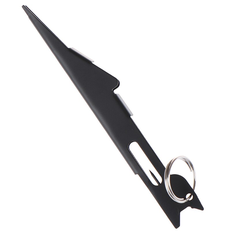 1Pcs Black Quick Nail Knot Tying Tool & Loop Tyer Hook Tier Quick Knot Tool For Fly Fishing Tackle Fast Hook Nail Knotter
