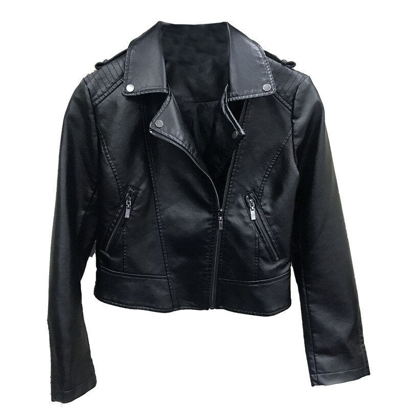 Spring And Autumn Women's Locomotive Sexy Leather Jacket Ladies Leather Jackets