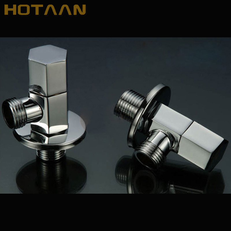 ,Bathroom copper mixing triangle valve, toilet triangle valve, basin control valve,YT-5125