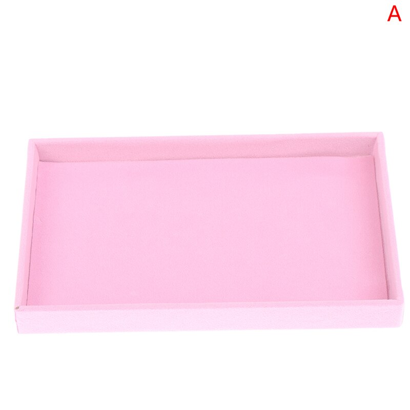 Pink Velvet Stackable Jewelry Display Tray Case for Jewellery Organizer Box Jewerly Organizer Jewelry Storage: A
