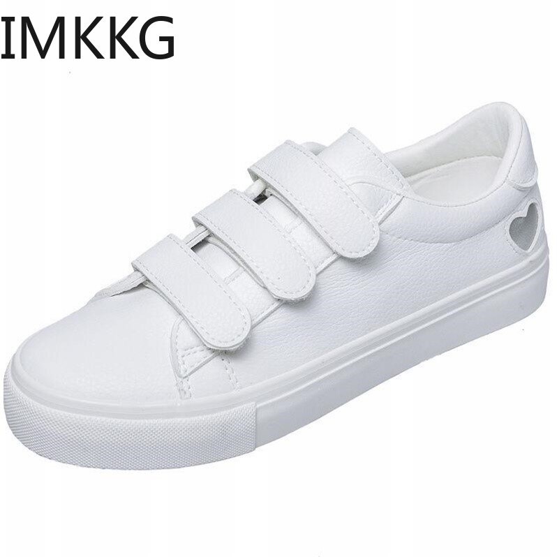 white flats sneaker shoes for woman Casual Flat Cross-Strap Student Sneaker shoes chaussures femme F90128