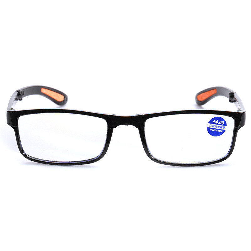 Zilead Portable Folding Blue - Proof Reading Glasses Ultra-Light Eye-Protecting Reading Glasses +1.0+1.5+2.0+2.5+3.0+3.5+4.0