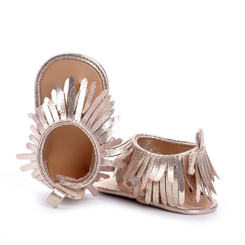 Baby Tassel First Prewalker Summer Toddler Shoes Soft Sole First Walkers For Baby Girl