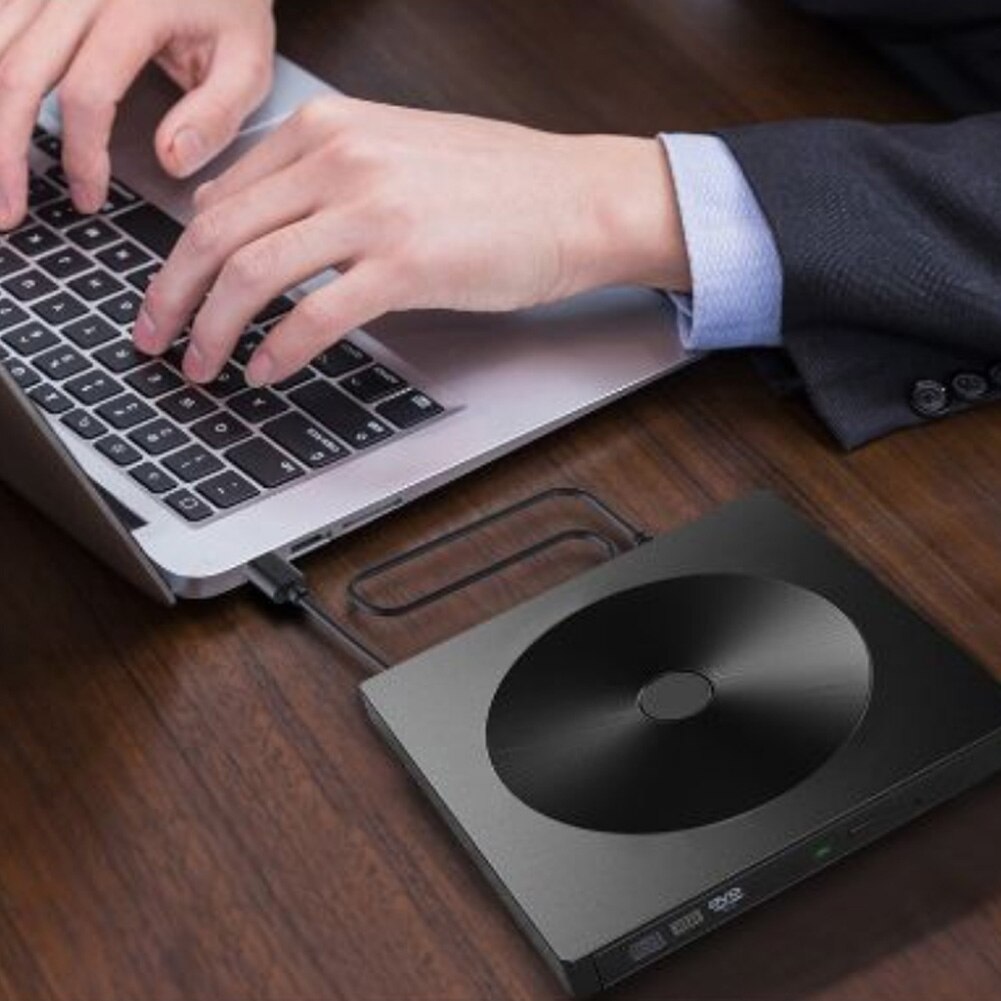 Universal USB 3.0 External DVD / CD / VCD B urner RW SVCD Drive Player Mac / PC / Apple Laptop / OS / Windows CD Drive
