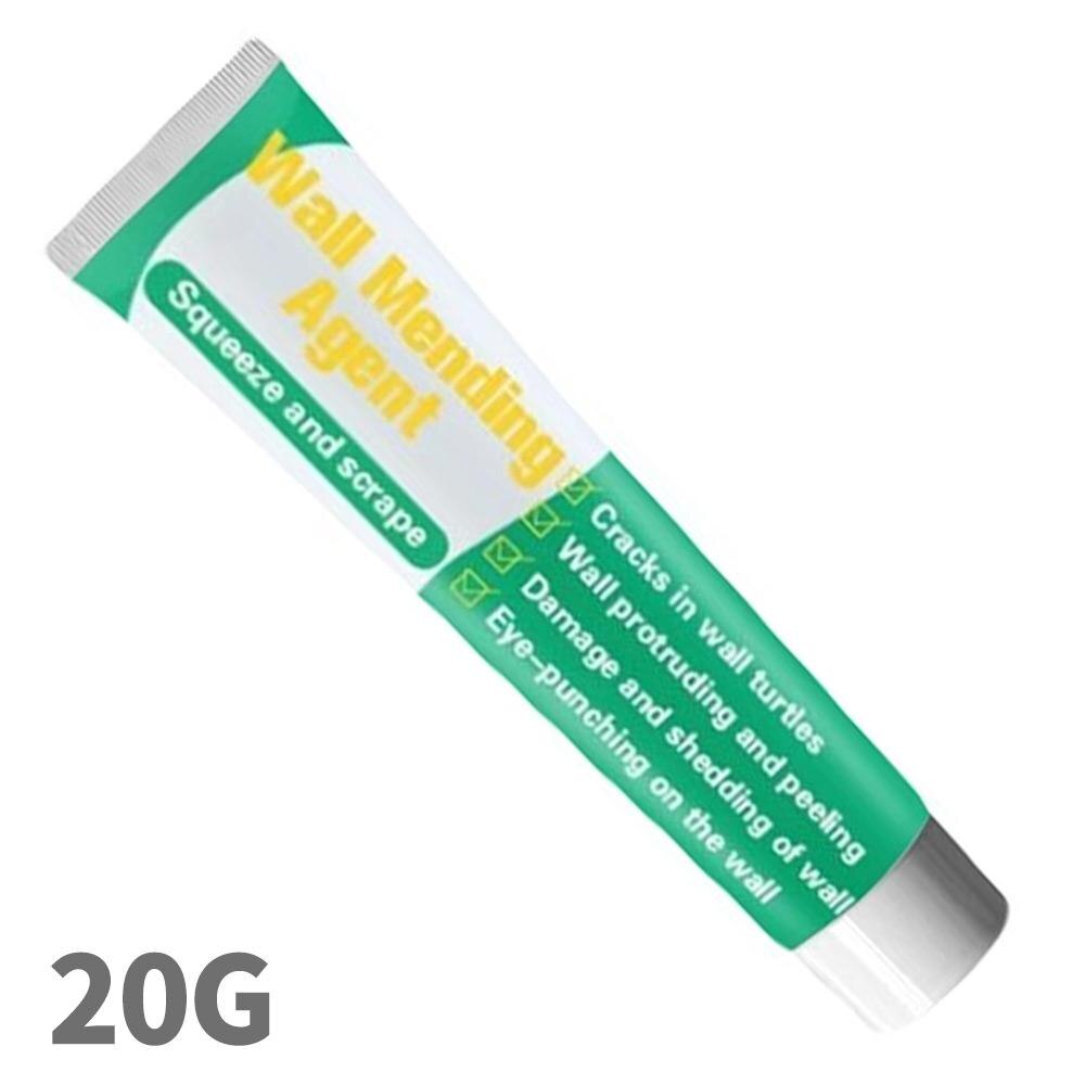 Reparasjon maling vegg reparasjon gips vegglakkering maling praktisk bærbar slitesterk hvit muggsikker familiebygg: 20g