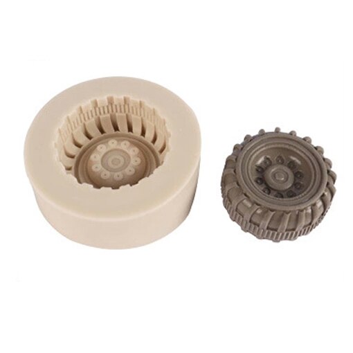 Banden Vorm Siliconen Sugarcraft Mold Fondant Cake Decorating Gereedschap Bakvormen: Army Green