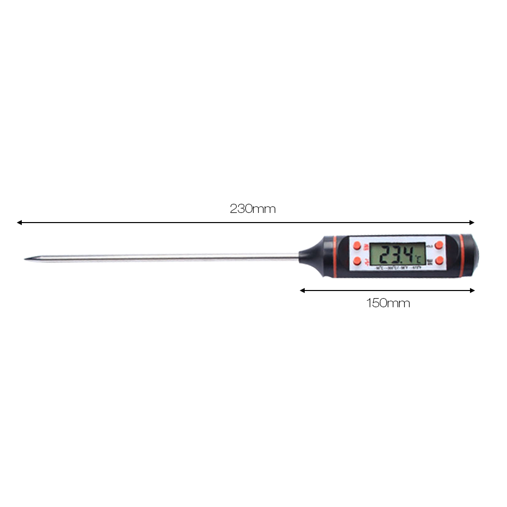 Termómetro de sonda para medir la temperatura del aire acondicionado del vehículo, pantalla Digital LCD de 5 segundos
