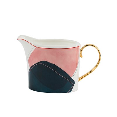 EECAMAIL Bone china English afternoon tea tea set Nordic coffee cup European small luxury small exquisite ceramic British aftern: MILK CUP