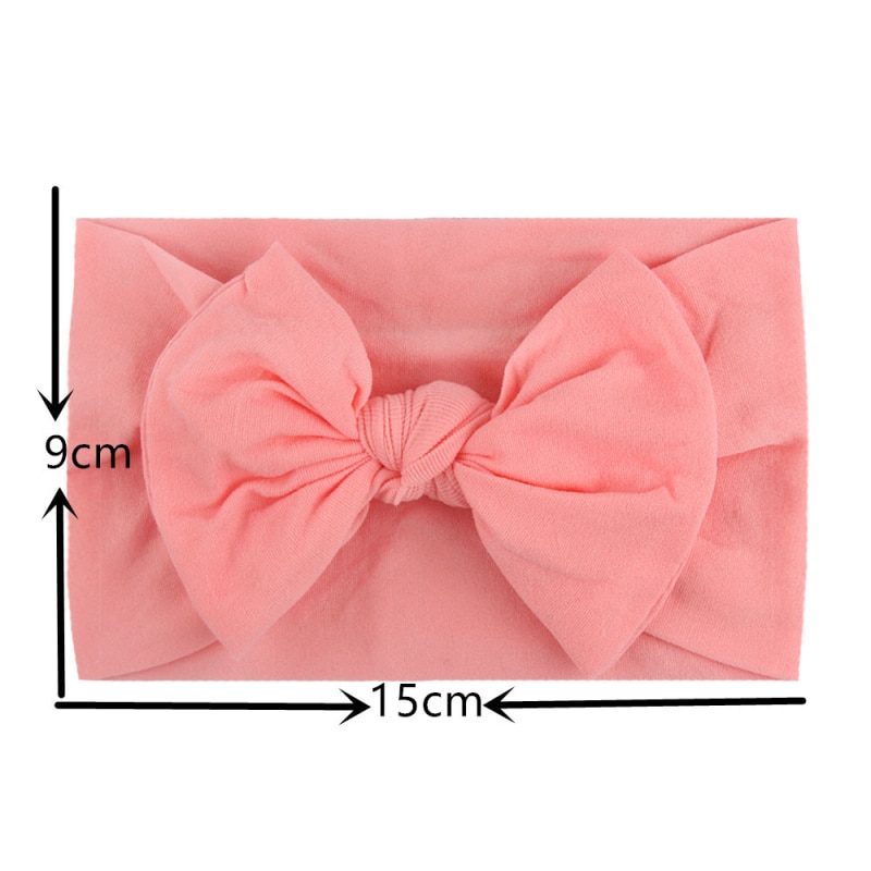 Baby Junge Mädchen Einfarbig Bowknot Stirnband Headwear Nahtlose Super Weiche Hairband Nette Haar Zubehör freundlicher Zubehör