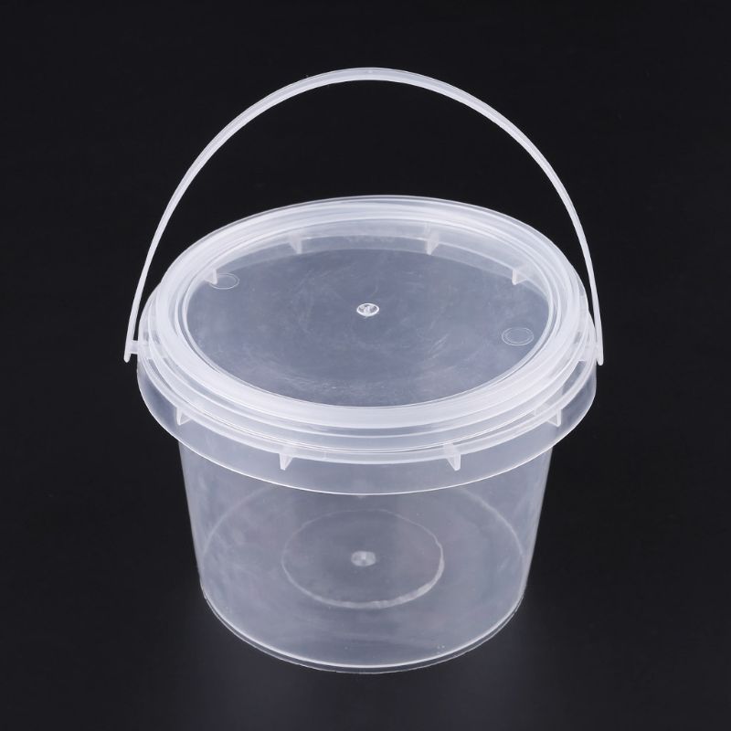 Draagbare Slijm Opslag Container Vat Schuim Bal Organizer Voor Lichte Klei Schuim Slime Modder 0.5L