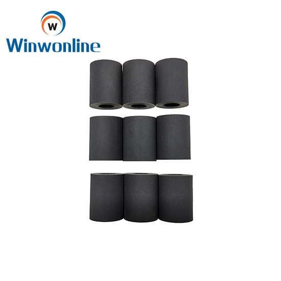 10pcs Pickup Roller Rubber black gray green red blue for Kyocera FS1100 1028 1035 1120 1128 1370 P2235 FS6025 6525 FS2100 4200: black 10 ps