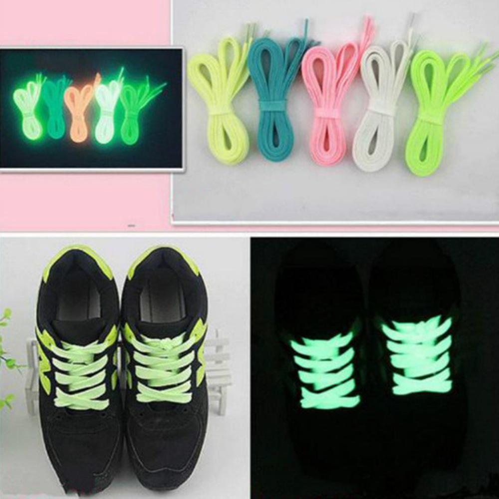 1 Paar Lichtgevende Schoenveter Mannen Vrouwen Veters Gloeiende Veiligheid Led Tl Shoeslace Voor Sneakers Canvas Schoenen Veters Strings