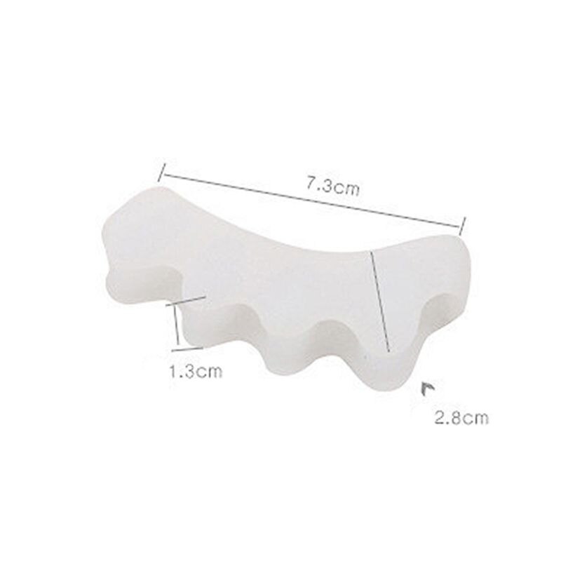 1 par ferramenta de cuidados com os pés sholl hallux valgus correção do polegar dedo do pé separador bursite pedicure silicone corrector para dedos dos pés