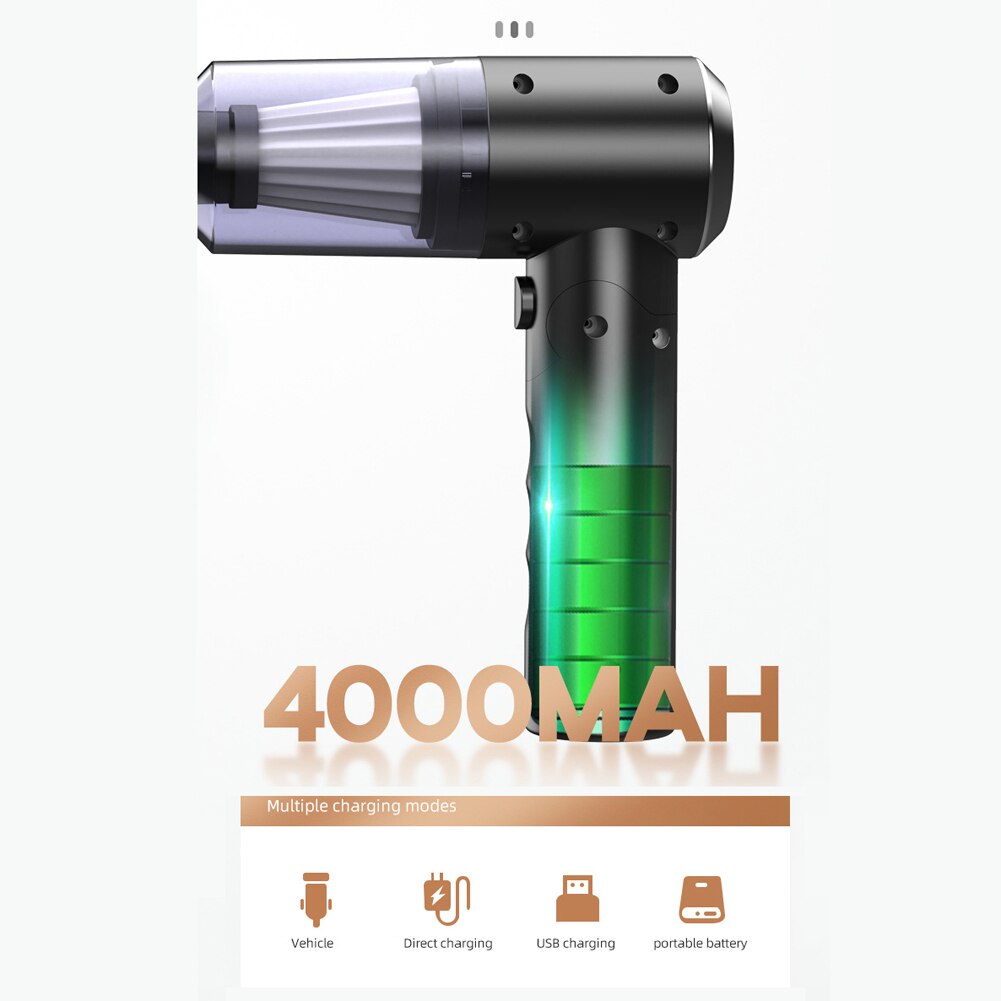 Auto Vacuüm Cleaner120W 4500Pa Stofzuiger Krachtig... - Vicedeal