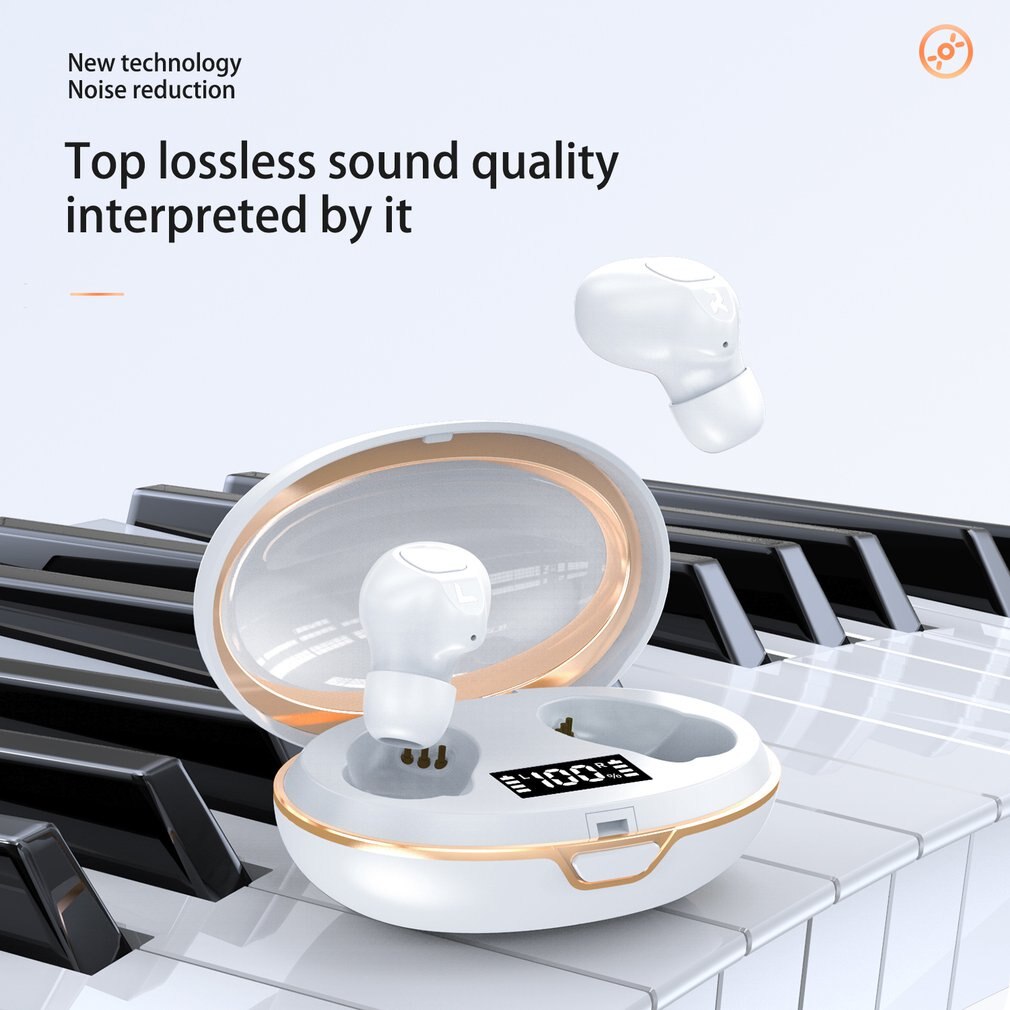 Wireless Headphones Wireless Charging Bilateral Stereo Power Display Voice Control Headphones Multi-point Connection