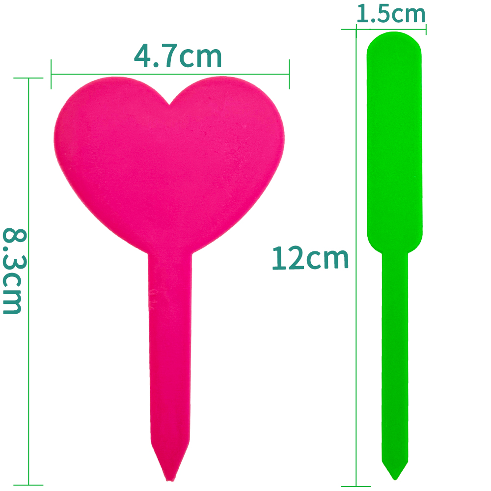 50 Stuks Waterdichte Tuinplant Etiketten Plastic Tags Kwekerij Markers Bloempotten Zaailing Schrijfteken Teken Diy Tuin Decor Gereedschap