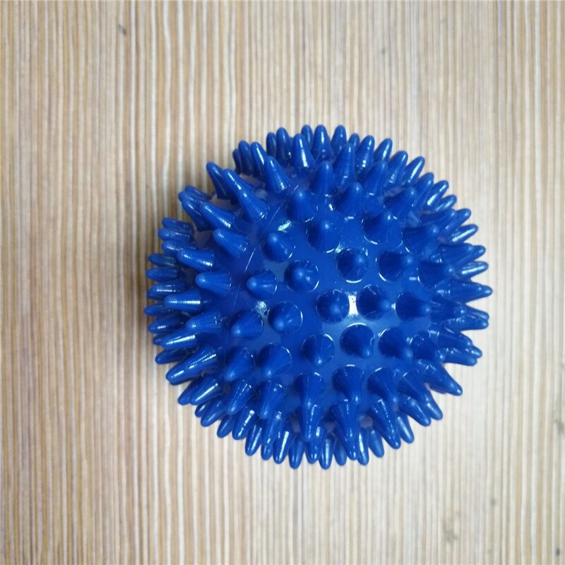 7/7.5 centimetri di Yoga della Sfera di Massaggio Rilassante Muscolare Sfera di Massaggio Rilassante Muscolare Fitness Fallo di Mano-Piede Hedgehog Sfera di Massaggio: Blue