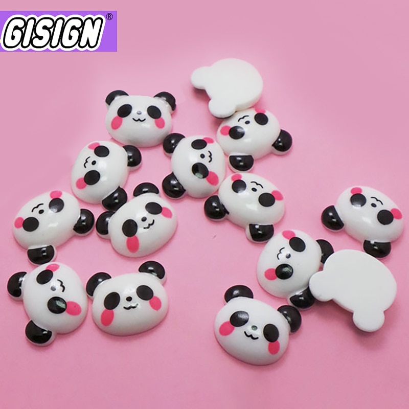 Nette Panda Harz Reize Für Schleim Hinaus Zubehör Extras Für Schlamm zu Filtern Liefert Füllstoff Diy Polymer Ton Lizun Modell Werkzeug Spielzeug