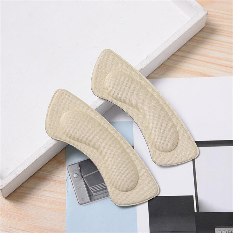 Plantillas de tela adhesiva para zapatos, almohadillas de tacón trasero, almohadillas de cojín, empuñaduras de forro, tirantes de y adhesivo de soporte, 2 uds.: 3