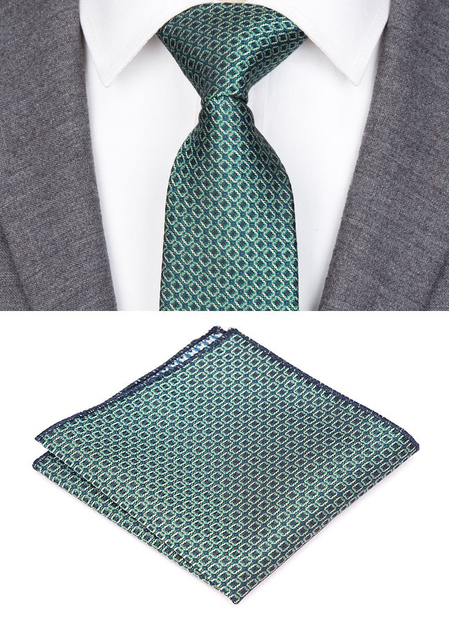 Herreslips kravatsæt jacquardternede slips til mænd stribet slips til bryllup afslappet jakkesæt smalt slips skjortetilbehør: Gul