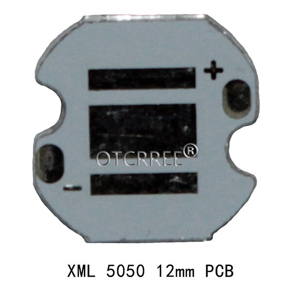 Cree XML2 XM-L2 XML T6 5050 led pcb płyta aluminiowa radiator płyta podstawowa płytka drukowana 32/25/20/16mm dla DIY światła: XML 5050 12mm PCB / 500 Pieces