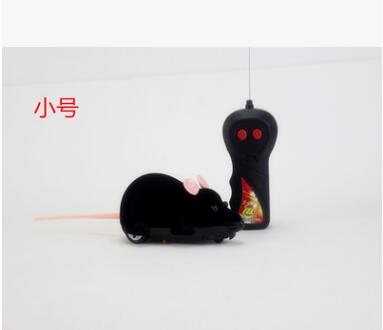 Nuovi giocattoli per gatti a 8 colori telecomando senza fili RC simulazione topo giocattolo topo elettronico giocattolo per topi per gattino gatto novità giocattolo: nero  meat