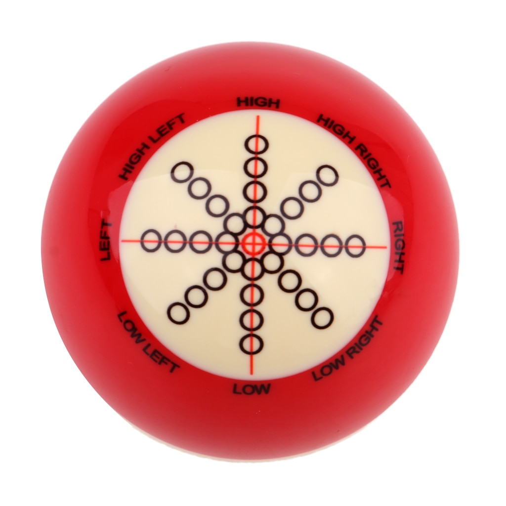 Durable Resin Billiard Practice Training Pool Cue Ball Accessory Snooker Billiard Balls Funny Indoor Games Birthday