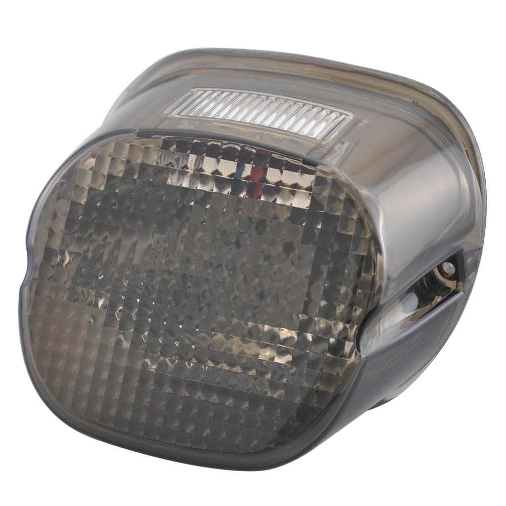 Motorcycle Tail Rear LED Light Brake Stop Lamp Modified Taillight For Harley Softail Touring XL FXST FLSTF FLSTSB FLHTC FLHTCU: W05-2 Smoked