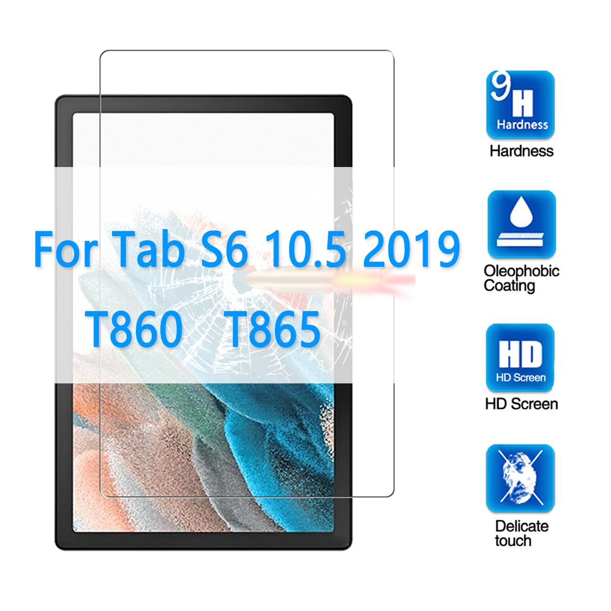 Gehard Glas Voor Samsung Galaxy Tab A7 Lite 8.7 Een 8.4 A8 10.5 Tablet Screen Protector Voor Galaxy tab S6 Lite S5E A6: Tab S6 10.5 2019
