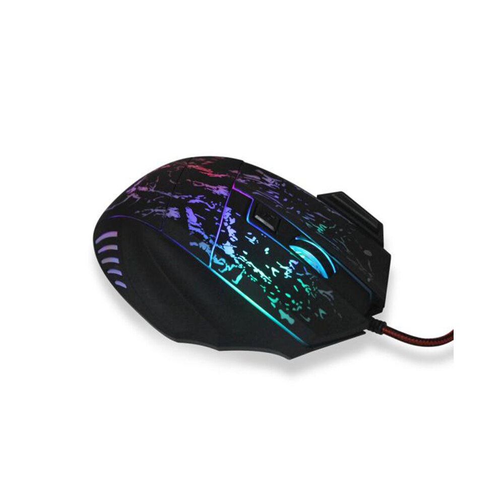 Led-gaming-maus, computermaus, gamer-maus, 5500 dpi, farbig, optisch, usb-pc-maus, ergonomisch, kabelgebunden, profi-qualität für pc, laptop, spiele, lagerbestand