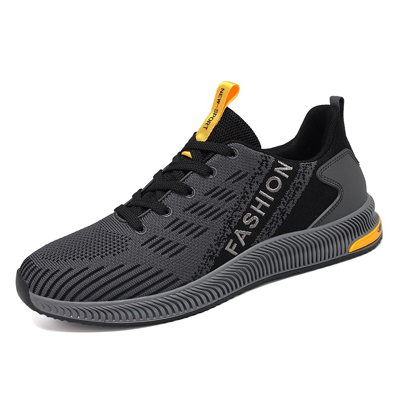 Damyuan Summer Men Shoes Sneakers Running Shoes Sports Big Size 46 Breathable Lace-up Women Shoes Casual Shoes: Gray / 7
