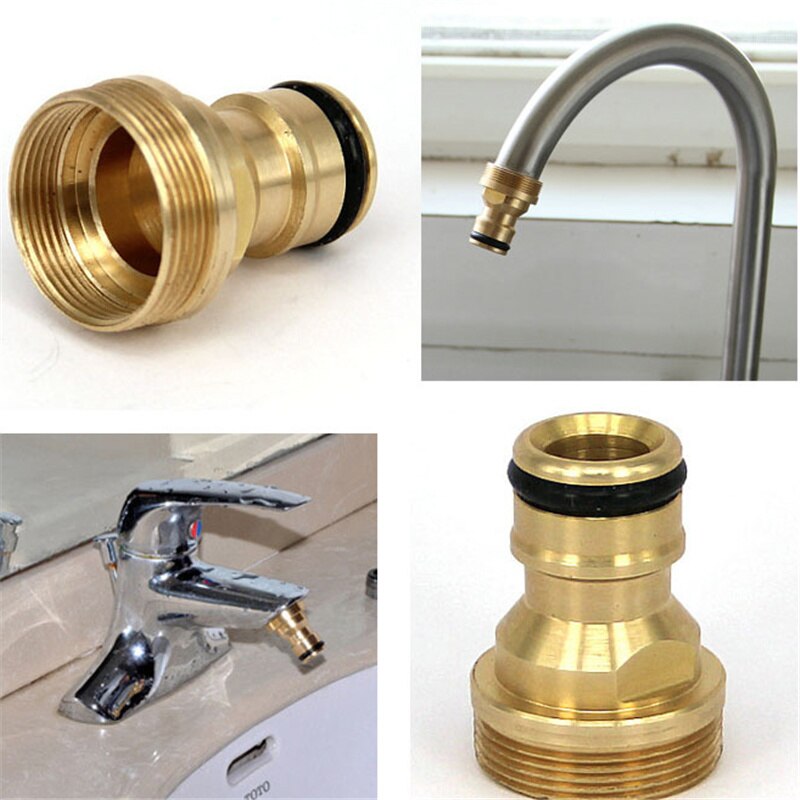 All-Copper Basin Connection Basin Faucet Connection Car Wash Water Pipe Washing Machine Water Conversion Interface Accessories