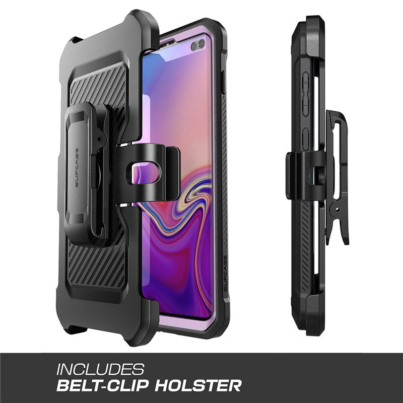 SUPCASE For Samsung Galaxy S10 Plus Case 6.4" UB Pro Full-Body Rugged Holster Kickstand Cover WITHOUT Built-in Screen Protector