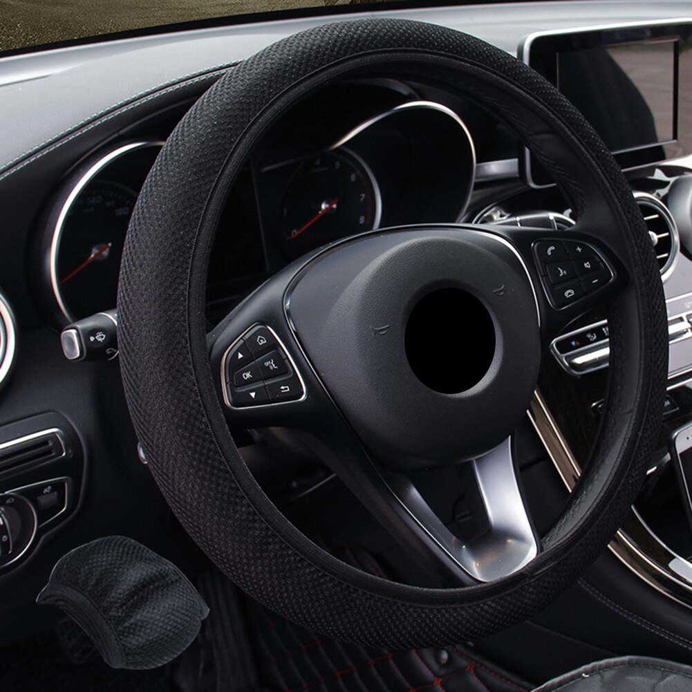 Universal Hand Brake Gear Shift Knob Steering Wheel Case Cover Sleeve Protector