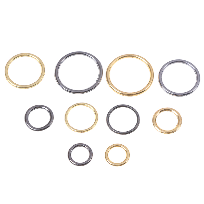 100 stuks/partij zilveren/gouden bh-ringen schuifjes lingeriehaken versteller ondergoed accessoires