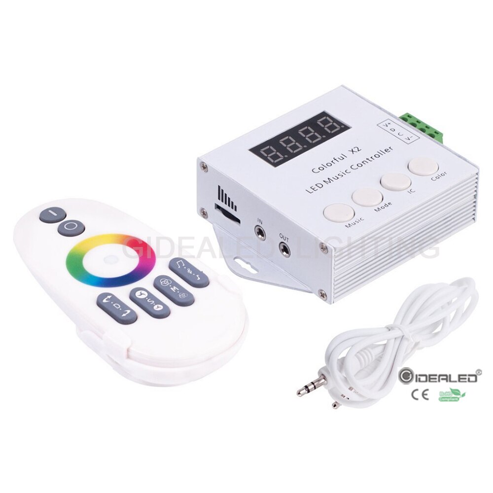 Touch Remote adressable WS2812B RGB Strip Music Controller X2 for WS2812B WS2811/WS2812 led strip lights RGB Controller